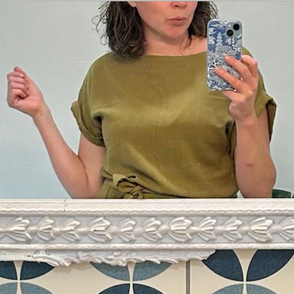 BRAND NEW Twigg & Feather Josie Dress in Olive - Picture 3 of 5